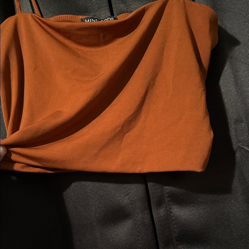 Mind Code Women's Rust Camisole - Picture 3 of 4
